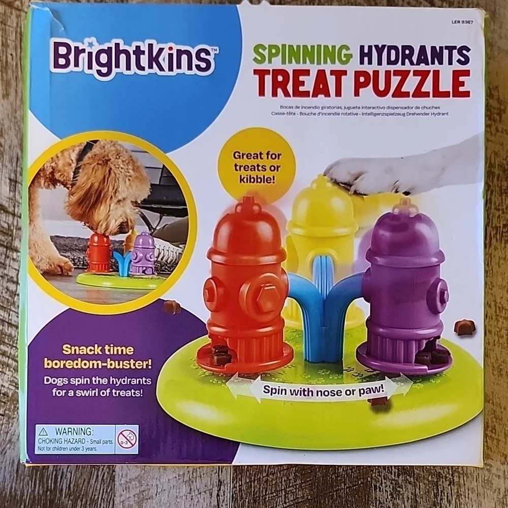 Brightkins Spinning Hydrants Treat Puzzle